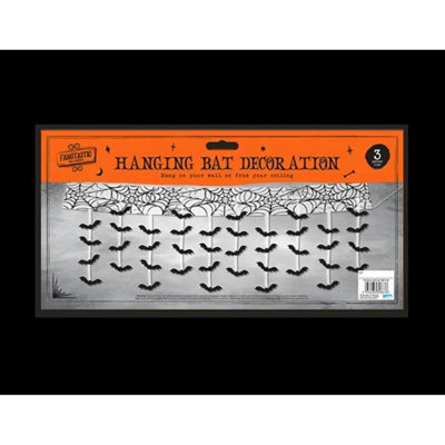Kdmd Unisex Black Hanging Bat Decoration Pack Of 5 - Image 3