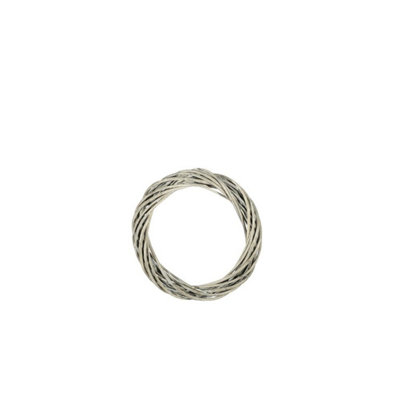 Kdmd Unisex Grey Unpeeled Willow Ring With White Wash 20Cm 5 Pack - Image 2