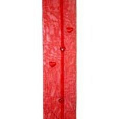 Kdmd Sheer Wall Hanger With Hearts 4 Pack - Red - Image 3