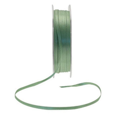 Kdmd Unisex Green 3Mm Moss Satin Ribbon 3 Pack - Image 3
