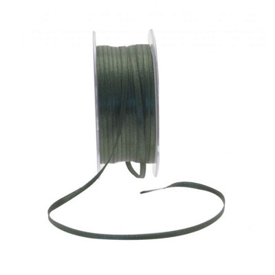 Kdmd Dark Green Satin Ribbon 3 Pack Dark Green - Dark Green - Image 3