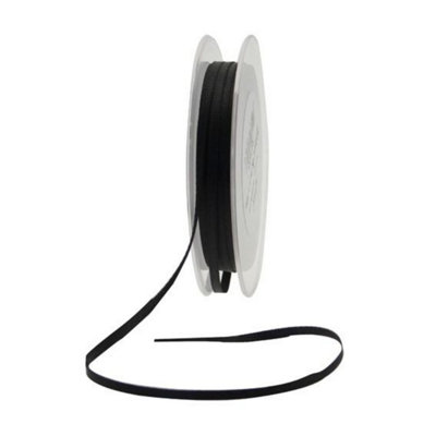 Kdmd Black Satin Ribbon 3 Pack Balloon Ribbons & Weights Black - Black - Image 3