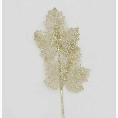 Kdmd Unisex Gold Glitter Maple Leaf Champagne 66Cm 3 Pack In - Image 3