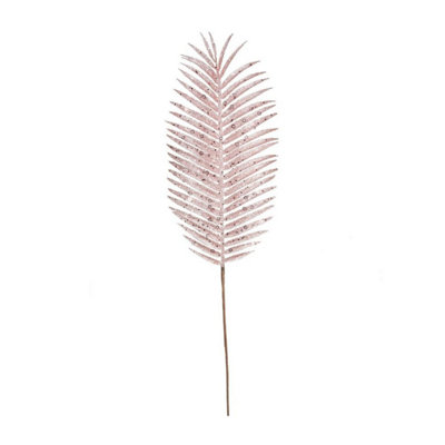 Kdmd Pink Glitter Palm Leaf 3 Pack Party Decoration - Pink - Image 3
