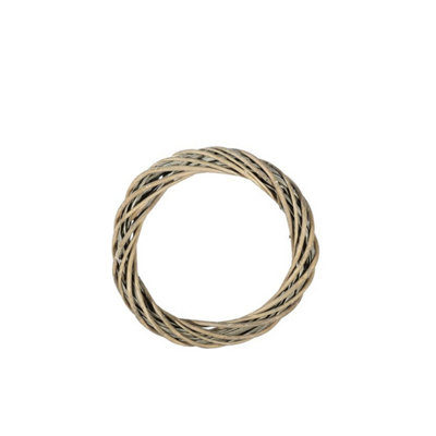Kdmd Unisex Brown Grey Unpeeled Willow Ring With White Wash 30Cm 2 Pack In - Image 2