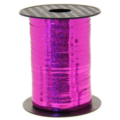 Kdmd Unisex Cerise Holographic Curling Ribbon 2 Pack - Image 3