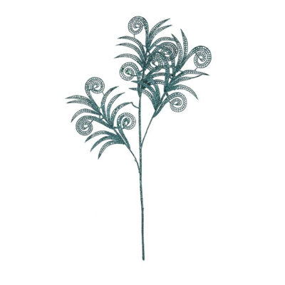 Kdmd Peacock Glitter Swirl Stem 2 Pack - Teal - Image 3