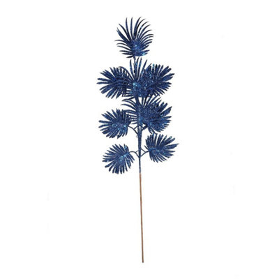Kdmd Royal Blue Glitter Feather Stem 2 Pack - Royal - Image 3
