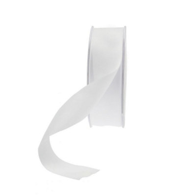 Kdmd Unisex White Satin Ribbon 25Mm 2 Pack - Image 3