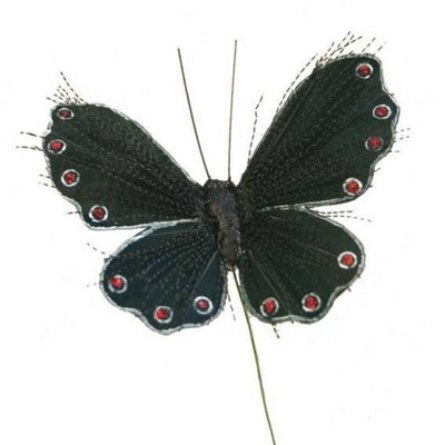 Kdmd Unisex Black Glitter Spray Butterfly Party Decoration - Image 3
