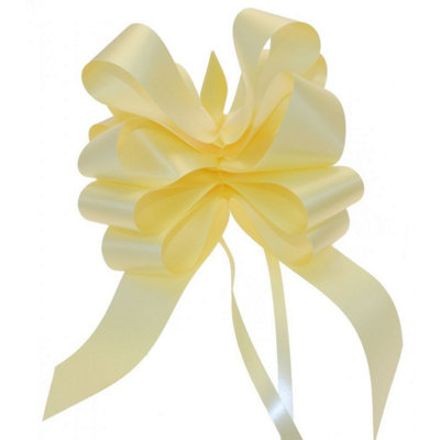 Kdmd Light Yellow Pull Bow Party Decoration Yellow - Yellow - Image 3