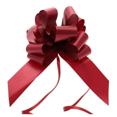 Kdmd Burgundy Pull Bow Party Decoration Burgundy - Burgundy - Image 3