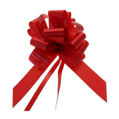 Kdmd Red Metallic Pull Bow Gift Bow - Red - Image 3