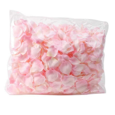  - Champagne Rose Petals In Poly Bag 1000 PackPink Artifical Rose