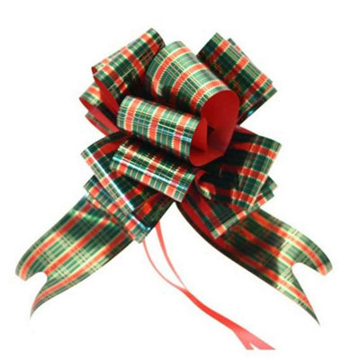Kdmd Unisex Green Tartan Pull Bows 50Mm Party Decoration - Image 3