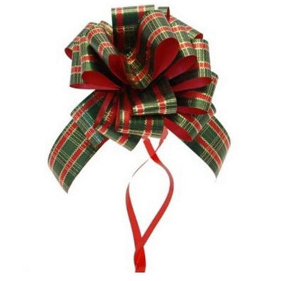 Kdmd Unisex Dark Green Tartan Pull Bows 31Mm - Image 3