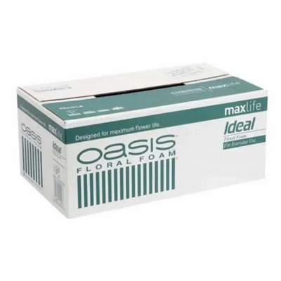  - Oasis Ideal Foam Maxlife Brick 20 PackGreen Wet