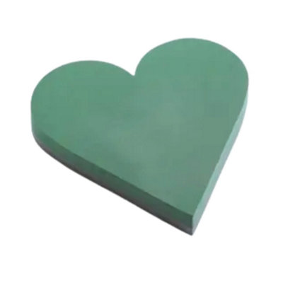  - Solid Heart Oasis Floral Foam 18 Inch 2 PackGreen