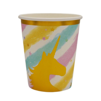 Kdmd Unicorn Party Paper Cups 6 Pack - Multi - Image 3