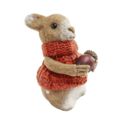 Kdmd Bear In Orange Jumper Ornament - Orange - Image 3