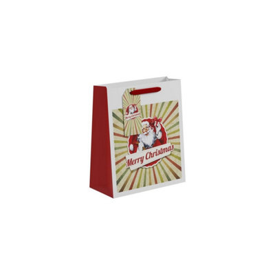 Kdmd Merry Christmas Santa Gift Bag Medium 6 Pack - Multi - Image 3