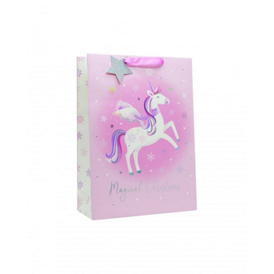 Kdmd Unisex Pink Unicorn Xl Bag 6 Pack Gift Bag - Image 3