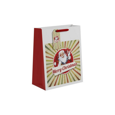 Kdmd Merry Christmas Santa Gift Bag Large 6 Pack - Multi - Image 3