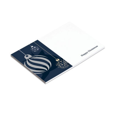 Kdmd Large Card Happy Christmas Pk6 10 Pack - Blue - Image 3