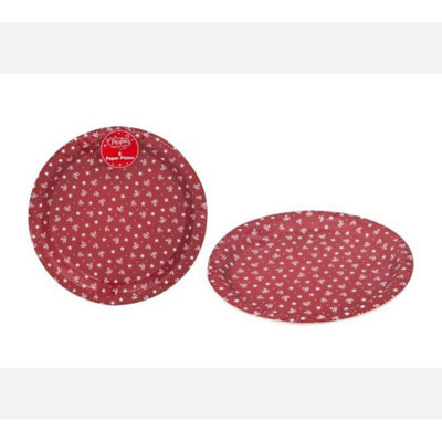 Kdmd Unisex Red Ho Ho Ho Paper Plates 80 Pack - Image 2