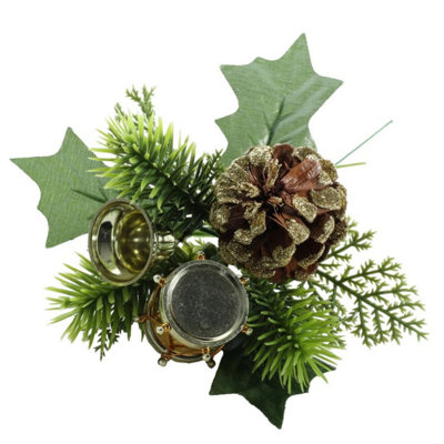 Kdmd Unisex Multicolor Gold Glitter Drum & Pinecone Pick 20Cm 6 Pack - Image 3