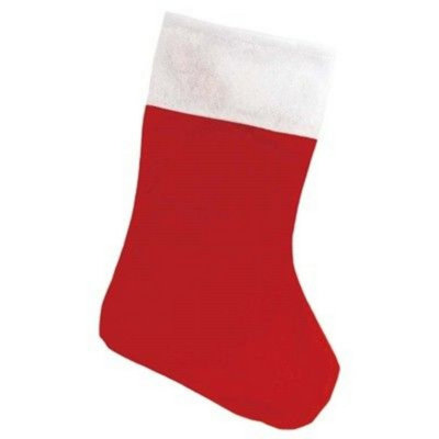 Kdmd Plush Christmas Basic Felt Stocking 6 Pack - Red - Image 3