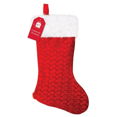Kdmd Unisex Red Royal Velvet Stocking 5 Pack - Image 2
