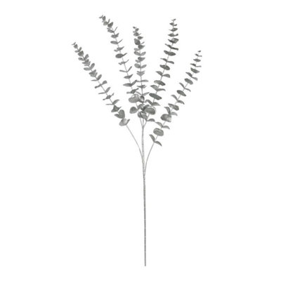 Kdmd Unisex Silver Metallic Eucalyptus Stem 4 Pack - Image 3