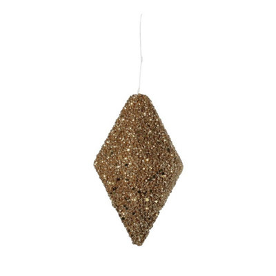 Kdmd Unisex Gold Glitter Diamond Hanging Decoration 15Cm 4 Pack - Image 3