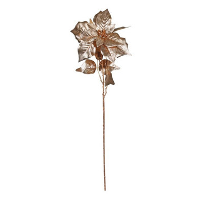 Kdmd Unisex Gold Metallic Poinsettia Stem 3 Pack - Image 3