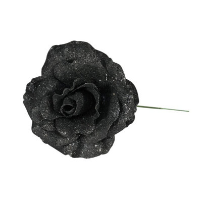 Kdmd Black Rose With Glitter 3 Pack - Black - Image 3