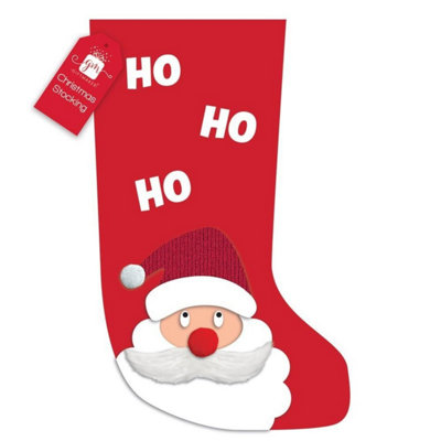 Kdmd Christmas Santa Stocking 3 Pack - Red - Image 3
