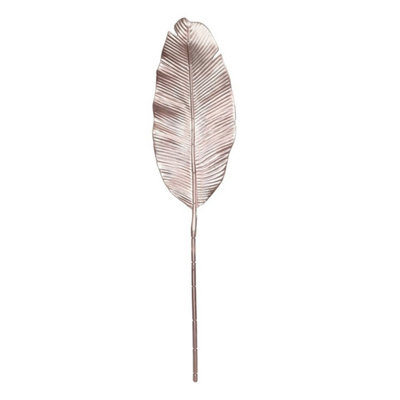 Kdmd Unisex Pink Metallic Leaf 2 Pack Stem - Image 3
