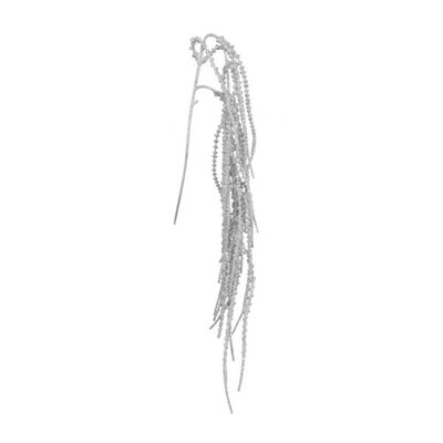 Kdmd Silver Amaranthus Glittery Stem 2 Pack - Silver - Image 3