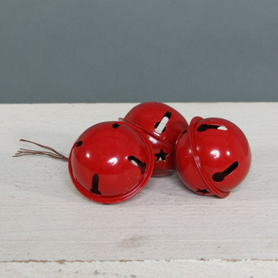 Kdmd Unisex Red Decorative Bells On Wire 6.5Cm 2 Pack In - Image 3