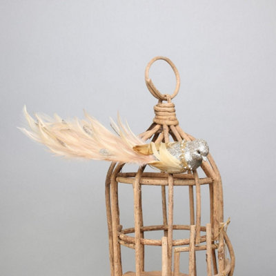 Kdmd Gold Lyre Bird Gold Glitter With Clip 2 Pack - Gold - Image 3