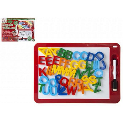 Kdmd Elf Wipe On Wipe Off Magnetic Board With Magnetic Letters 2 Pack Assorted Colours - Multi - Image 3