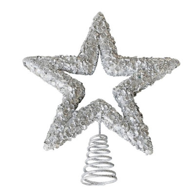 Kdmd Pack Of 2 Glitter Star Tree Topper - Image 3