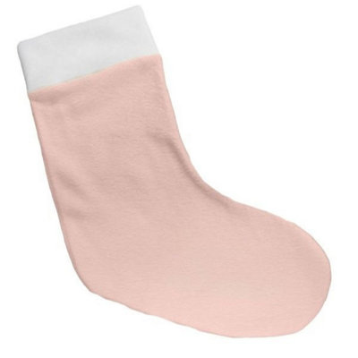 Kdmd Pink Quality Fleece Christmas Stocking Ideal For Personalisation 2 - Pink - Image 3