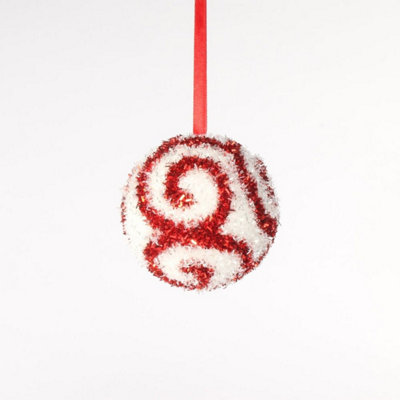 Kdmd Unisex Red Candyland Decorative Bauble Dia10cm In - Image 2