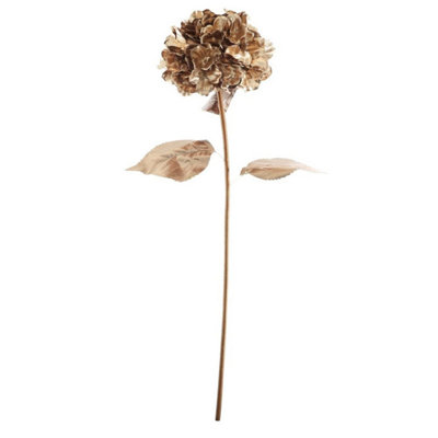 Kdmd Unisex Gold Metallic Hydrangea - Christmas Ornament - Image 2
