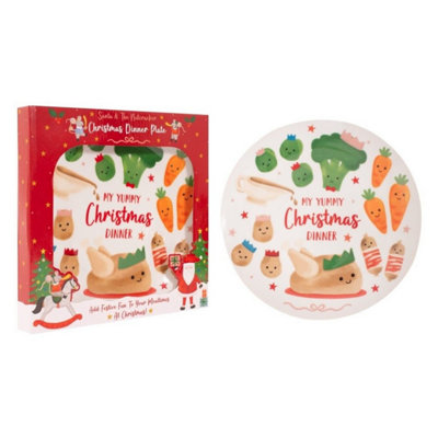  - Santa & The Nutcracker Kids Dinner PlateMulticolour
