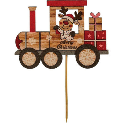 Kdmd Unisex Red All Aboard The Christmas Train Pick In - Image 3