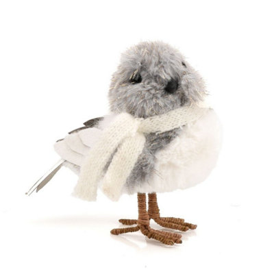 Kdmd Silver And White Bird Decoration - Silver - Image 3