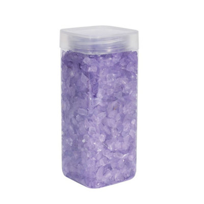 Kdmd Unisex Purple 5-8Mm Glass Pebbles 750Gr 2 Pack - Image 2